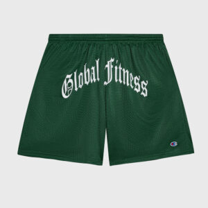 Green Mesh Shorts